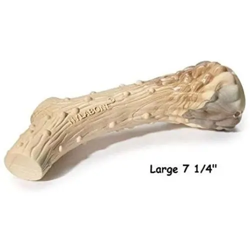 Nylon DuraChew Venison Flavored Antler Shaped Extra Tough Strong Dog Chew Toys(Large 7 1/4'' 1 Antler) Nylon DuraChew Venison Flavored Antler Shaped Extra Tough Strong Dog Chew Toys(Large 7 1/4'' 1 Antler)