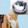 ocijf179 Cat Toy 6Pcs Pet Cat Kitten Plush Kangaroo Bear Claw Grinding Catnip Catmint Chewing Toy - Brown+Green+Beige