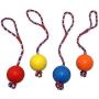 ljfjf Pet Molar Rod, Rubber Ball, Molar, Bite Resistant, Drawstring, Solid Bouncy Ball, Pet Toy 7cm (Color : -)