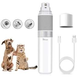 MASALING Dog Nail Grinder Trimmer Pet Nail Grinder Stepless Speed Regulation Cat Claw Clippers Electric Dog Nail File with Powerful Painless Paws Grooming & Smoothing for Large/Meduim/Small Animals