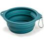 Ruff Products BarkBowl (Dark Teal, 800ml) - Collapsible Dog Bowl