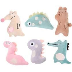 ELOPAW Catnip Toys for Indoor Cats 6 Pcs Cat Toys with Catnip Interactive Kitty Plush Chew Toys