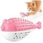 Cat Toothbrush Toy, Catnip Toys for Cats, Cat Toys with Catnip, Silicone Fish Toys Pet Molar Stick Cat Teeth Cleaning Brush, Interactive Chew Toy for Pet Cat Kitten Cat Toothbrush Toy, Catnip Toys for Cats, Cat Toys with Catnip, Silicone Fish Toys Pet Molar Stick Cat Teeth Cleaning Brush, Interactive Chew Toy for Pet Cat Kitten