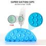 Dog Lick Mat, Suswillhit 2PCs Pet Slow Feeder Distraction Device Dog Lick Pad with Suction Cup for Pet Bathing, Grooming, Training