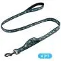 Tyhocent Durable Anti-Breakaway Dog Harness and 4.7FT Leash Set Soft Nylon Adjustable Dog Harness for Small Medium Large Puppy, Perfect for Dog Daily Training Walking Running