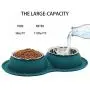 Pet Dog Bowls 2 Stainless Steel Dog Bowl with No Spill Non-Skid Silicone Mat + Pet Food Scoop Water and Food Feeder Bowls for Feeding Small Medium Large Dogs Cats Puppies Pet Dog Bowls 2 Stainless Steel Dog Bowl with No Spill Non-Skid Silicone Mat + Pet Food Scoop Water and Food Feeder Bowls for Feeding Small Medium Large Dogs Cats Puppies