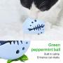 nobrand Moving Fish Ball cat Toys Cat Ball Toys, 3 Pack Cat Dog Bell Ball Moves Toy with Flash Light Cat Catnip Dog LED Ball Cat Scratching Toys Dog Rolling Ball