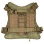 DGSD Tactical Dog Harness with Metal Buckle,Working Pet MOLLE Vest with Handle, Easy Control Handle for Large Dog Walking, Hook and Loop for Dog Patch, No Pulling Front Leash Clip,C,M