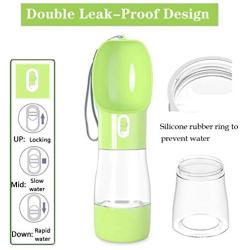 Yiflin Dog Water Bottle for Walking, Dog Travel Water Bottle, Portable Pet Water Bottle for Dogs, Portable Dog Bowl Water Bottle, Travel Dog Water Dispenser, Lightweight & Convenient and BPA Free