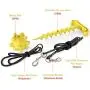 Dog Tie Out Cable and Stake, 10.19'' Sturdy Stake for Dog Tie Out with Dog Chew Toy and Elasticity Dog Chain for Camping Backyard, Great for Small Medium Large Dogs Up to 120 lbs Dog Tie Out Cable and Stake, 10.19'' Sturdy Stake for Dog Tie Out with Dog Chew Toy and Elasticity Dog Chain for Camping Backyard, Great for Small Medium Large Dogs Up to 120 lbs