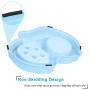 UPSKY Slow Feeder Dog Bowl No Choking Slow Feeder Bloat Stop Dog Food Water Bowl (Sky Blue)