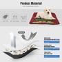 Small Dog Bed & Cat Bed Christmas Tree With Blurred Light Effect Pet Beds For Indoor Kitten Kitty Puppies Sleeping, Dog Crate Kennel Mats Mattress Cushion, Washable Soft Pet Supplies, Non Slip Bottom