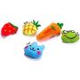 LFOZ Pet Cute Cat Toy Creative Simulation Mint Fruit Animal Plush Toy 2019 Multicolor Pineapple Strawberry Frog Chew Pet Toy for Cat (Color : Strawberry)