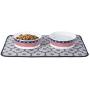 Bone Dry Stars & Stripes Patriotic Flag Ceramic Pet Bowl