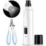 lzndeal Dog Nail Grinder with LED Light - Ultra Quiet Dog Nail Trimmer with 2 Speed Modes, Comes with a Pet Nail Clipper, Dog Nail Grinder for Small, Large Dogs and Cats. lzndeal Dog Nail Grinder with LED Light - Ultra Quiet Dog Nail Trimmer with 2 Speed Modes, Comes with a Pet Nail Clipper, Dog Nail Grinder for Small, Large Dogs and Cats.