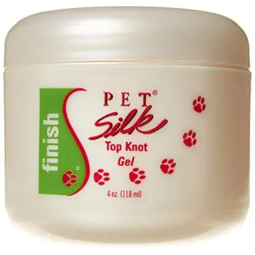 Pet Silk Top Knot Gel (4 Ounce) - Pet Hair Gel for Taming Frizzy Hair & Controlling Flyaways – Dog Anti-Static Lotion Cream with Floral Fragrance – Eliminates Static Charges Pet Silk Top Knot Gel (4 Ounce) - Pet Hair Gel for Taming Frizzy Hair & Controlling Flyaways – Dog Anti-Static Lotion Cream with Floral Fragrance – Eliminates Static Charges