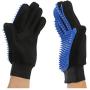 xiaocai 1 Pair Pet Grooming Glove Hair Remover Brush Gentle Deshedding Efficient Pet Mitt Pet Massage Gloves Left & Right Hand for Dog & Cat with Long & Short Fur