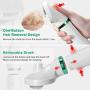 iPettie Upgraded Pet Hair Dryer with Slicker Brush, 3 Heat Settings, One-Button Hair Removal, Portable Dog Blower, Professional Home Grooming Furry Drying for Small Large Cat Dog
