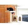 GleePet GP78700621 Cat Tree with Ramp, 70-Inch, Beige