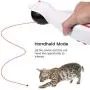 ZOTO Cat Laser Toy, Automatic Rotating Laser Pointer for Cats, USB/Battery Operated Pet Training Exercise Chaser Tool with 5 Adjustable Modes (White)