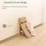 Famgizmo Premium Cat Scratcher Incline Scratching Pad Cardboard Lounge Bed with Ball Toy Catnip 68 x 36 x 27 cm Multiple Scratching Angles Uperior Cardboard & Durable Construction