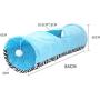 MJEMS Cat Tunnel with Play Ball, Small Pet Interactive Peek-a-Boo Chute Cat Tube Toy, Camouflage S-Tunnel for Indoor Cat, Best for Puppy, Kitty, Kitten, Rabbit, Hideout Winter Warm Velvet Cage