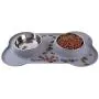 Hubulk Pet Dog Bowls 2 Stainless Steel Dog Bowl with No Spill Non-Skid Silicone Mat + Pet Food Scoop Water and Food Feeder Bowls for Feeding Small Medium Large Dogs Cats Puppies Hubulk Pet Dog Bowls 2 Stainless Steel Dog Bowl with No Spill Non-Skid Silicone Mat + Pet Food Scoop Water and Food Feeder Bowls for Feeding Small Medium Large Dogs Cats Puppies