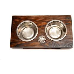 Leonberger, a Dogs Bowl with a Relief from ArtDog