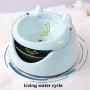 Baodanstore Cat Water Fountain, Cat Water Dispenser Healthy & Super Quiet & Easy Cleaning Pet Fountain with Filter for Cats, Dogs, Multiple Pets