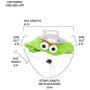 Pet Krewe Oscar The Grouch Costume - Oscar The Grouch Dog Costume - Fits Small, Medium, Large and Extra Large Pets - Perfect for Halloween, Parties, Photoshoots, Gifts for Cat and Dog Lovers (S)