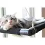 Cat Perch Cat Window Perch Hammock Sunny Seat for Larger Cats Perches Window Mounted Cat Beds Two Kitty Window Seat Kitten Cot Beds with Upgraded Version 4 Suction Cups Cat Bed Holds Up to 60lbs