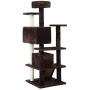Inlifiny 51 Cat Tree Tower Condo Furniture Scratch Post Kitty Pet House Play Brown
