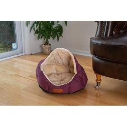 Armarkat Cat Bed 18-Inch Long C08HJH/MH, Burgundy and Beige