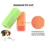 Anxyuan Hollow Pet Hair Remover from Clothes Dog Rubber Gentle Grooming Massage Tool for Cat Lint Cleaner Brush for Cars Furniture Carpet Sofa