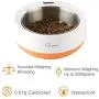 SKYMEE Stainless Steel Weighing Pet Bowl, LCD Digital Kitchen Food Scale of Grams/LB/OZ/ML Removable Bowl for Dog Cat, Large SKYMEE Stainless Steel Weighing Pet Bowl, LCD Digital Kitchen Food Scale of Grams/LB/OZ/ML Removable Bowl for Dog Cat, Large