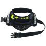RubRab Dog Vest Harness with 2 Free Service Dog Patches Comfortable Padded Dog Training Vest with Handle Woven Polyester Nylon, Comfy Mesh Padding Reflective Breathable Adjustable Pet Halters