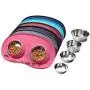 Vivaglory Super Cozy & Warm Donut Pet Bed+Dog Bowls Vivaglory Super Cozy & Warm Donut Pet Bed+Dog Bowls