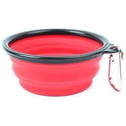 Pet Changeable Pet Bowl Toy Foldable Silicone Dog Bowl Portable Out Pet Folding Bowl Outdoor Travel Pet Dog Bowl (Color : 2, Size : Large)