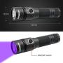 UV Flashlight, COSMOING Rechargeable LED 395nm Black Light, Ultraviolet Flashlight 18650 Battery IP65 Waterproof Pet Urine Detector for Dog Cat Stains, Scorpion, Bed Bug, Household Wardrobe Toilet UV Flashlight, COSMOING Rechargeable LED 395nm Black Light, Ultraviolet Flashlight 18650 Battery IP65 Waterproof Pet Urine Detector for Dog Cat Stains, Scorpion, Bed Bug, Household Wardrobe Toilet