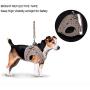 Anbeer Soft Mesh Dog Harness Puppy Adjustable Pet Vest with Walking Leash for Small Dog Breeds and Cats