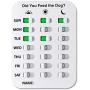 Keegud DIY Pet Feeding Reminder，Did You Feed The Dog/Cat/Fish/Pet/Your Kid? Did You Take Your Medicine? 3 Times A Day Reminder for Puppy/Kids/Old People