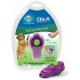 PetSafe Clik-R Dog Training Clicker - Positive Behavior Reinforcer for Pets - All Ages Puppy and Adult Dogs - Use to Reward and Train - Trainer Guide Included
