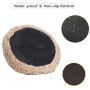 Soft Plush Round Pet Bed for Cats Or Small Dogs Cat Bed Self Warming Autumn Winter Indoor Sleeping Cozy Pet Bed for Small Dogs and Cats Donut