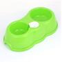 uxcell Plastic Pet Automatic Bowl Dinner Feeder Basin, Green