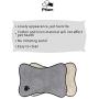 Ptlom Dog and Cat Medium and Small Placemat, Pet Food and Water Mat Suitable for Medium and Small Pets, Prevent Water and Food from Spilling, Cotton