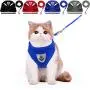 YujueShop Cat Harness and Leash Pet Vest Small Dog Harness Escape Proof Reflective Re-Adjustable Walking Soft Mesh with Pet Leash for Cats Puppies Pets YujueShop Cat Harness and Leash Pet Vest Small Dog Harness Escape Proof Reflective Re-Adjustable Walking Soft Mesh with Pet Leash for Cats Puppies Pets
