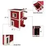 Petsfit 2-Story Weatherproof Outdoor Kitty Cat House/Condo/Shelter with Escape Door 20'' Lx20 Wx32 H Petsfit 2-Story Weatherproof Outdoor Kitty Cat House/Condo/Shelter with Escape Door 20'' Lx20 Wx32 H