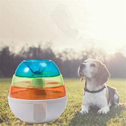 US-DXB Pet Tumbler Toy Feeder, Slow Feeding Dog Bowl, cat Food Dispenser, Puppy Food Bowl, Funny Dog Foraging Play Toy