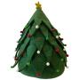 Midlee Christmas Tree Wool Cat Cave Bed