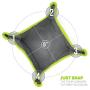 Collapsible Canvas Dog Bowl, Portable for Easy Travel, Foldable and Pocket Size for Running, Walking, Hiking, and Camping, Waterproof Lining Holds Food and Water and Includes Reflective Trim